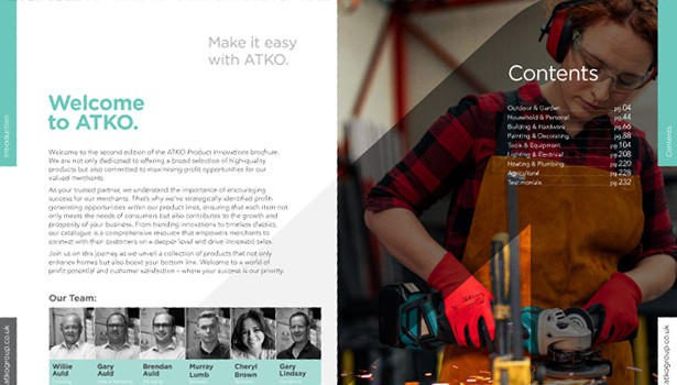 Brochure design for ATKO Wholesalers